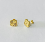 BRINCO TREVO FRIZ. BANHO DOURADO