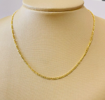 CORDAO INFANTIL 38CM BANHO DOURADO