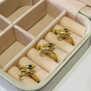 ANEL REGULAVEL COBRA CRAV. BANHO DOURADO