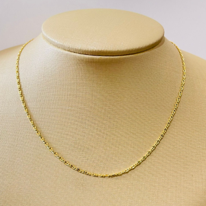 CORRENTE 38CM 1X1 BALAO BANHO DOURADO