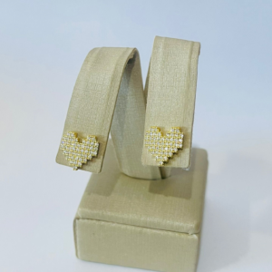 BRINCO CORACAO CRAV. BANHO DOURADO