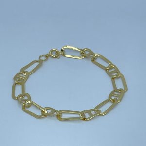 PULSEIRA ELOS CORR ESTAMPADA BANHO DOURADO