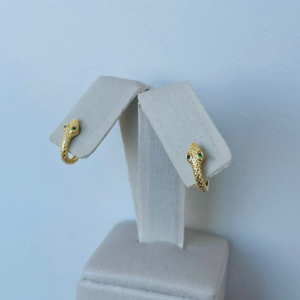 ARGOLA COBRA CRAV. BANHO DOURADO
