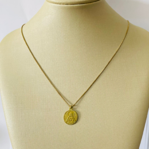 GARGANTILHA MEDALHA JESUS BRUTO