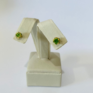 BRINCO FLOR CORES BANHO DOURADO
