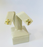 BRINCO CRUZ CRAV. BANHO DOURADO