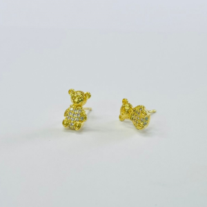 BRINCO URSO CRAV. BANHO DOURADO