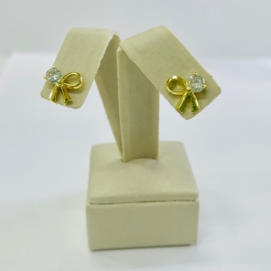 BRINCO LACO COM ZIRC LAT BANHO DOURADO
