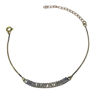 PULSEIRA ZIRCONIAS RETANGULARES BRUTO