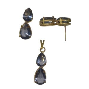 CONJUNTO COM ZIRCONIAS VARIADOS BRUTO