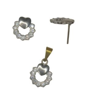 CONJUNTO CORACAO NOVE PEDRAS BRUTO