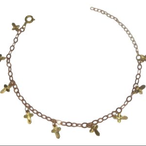 PULSEIRA PEND CRUCIFIXOS BRUTO