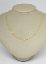 GARGANTILHA ELOS CORACOES PEQ. SM BANHO DOURADO