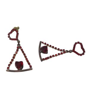 BRINCO TODO DE PEDRAS ZIRC CORACAO 6MM BRUTO