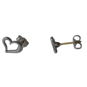 BRINCO CORACAO LISO VAZ C/ LADO BRUTO