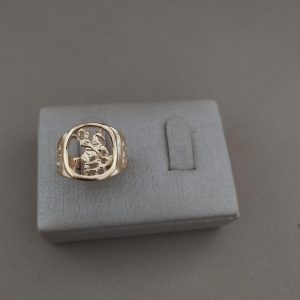 ANEL SAO JORGE BANHO DOURADO