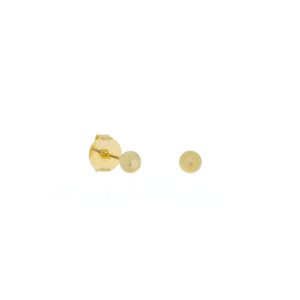 BRINCO BOLA 4MM CRAQ. SM BANHO DOURADO