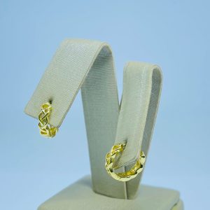 ARGOLA CLIQUE 21 BANHO DOURADO