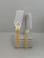 BR FRANJA COM PEDRAS BANHO DOURADO