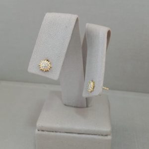 BRINCO SOL BANHO DOURADO