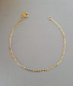PULSEIRA CORR FINA ELOS APERTADOS BANHO DOURADO