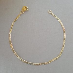 PULSEIRA CORR FINA ELOS APERTADOS BANHO DOURADO
