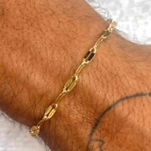PULSEIRA LATAO BATIDA BANHO DOURADO