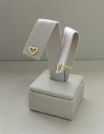 BRINCO CORACAO VAZ P DO TRIO BANHO DOURADO