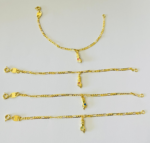 PULSEIRA UMA FIGA CORR ELOS SM BANHO DOURADO