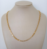 CORDAO 3.0 60CM ELO QUAD BANHO DOURADO