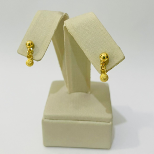 BRINCO PEND. BOLA LISA E CRAQ. BANHO DOURADO