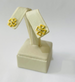 BRINCO FLOR BANHO DOURADO