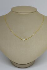 GARG CORACAO PEROLA PASSANTE BANHO DOURADO