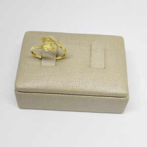 ANEL ABRACO BANHO DOURADO