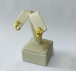 ARGOLA ESTRELA BANHO DOURADO