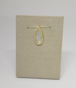 PING GOTA C/ PEROLA CRAV BANHO DOURADO