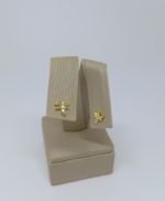 BRINCO LIBELULA CRAVEJADO BANHO DOURADO