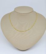 GARGANTILHA SINGAPURA  45CM BANHO DOURADO