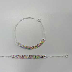 PULSEIRA TRES CORR 2.0 COLO BANHO PRATEADO