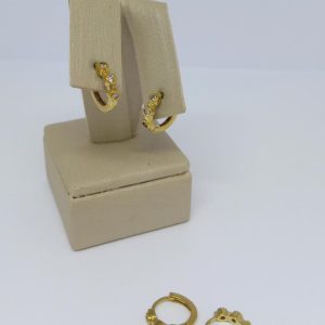 ARGOLA CRAV. TRES ZIRC CRISTAL BRUTO