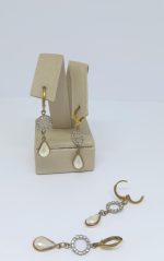 ARGOLA PEND CIRC. E GOTA PEROLA BRUTO