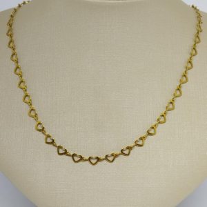 CHOKER CORACOES LISOS BRUTO