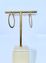 ARGOLA REDONDA FIO LISO BRUTO