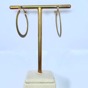ARGOLA REDONDA FIO LISO BRUTO
