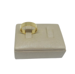 ALIANCA 5MM QUADRADA SM BANHO DOURADO