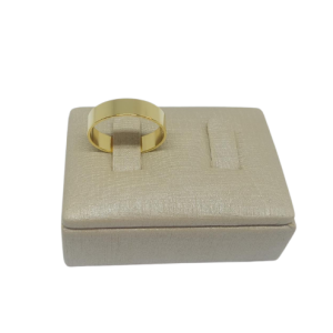 ALIANCA 5MM QUADRADA SM BANHO DOURADO