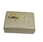 ALIANCA DIAMANTADA 4MM SM BANHO DOURADO