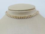 CHOKER NAVETE 2.5 41 PEDRAS BRUTO