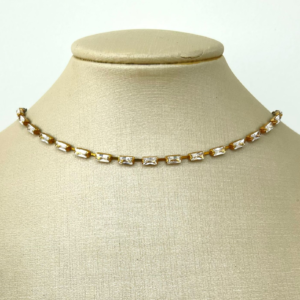 CHOKER 18 ZIRCONIA  .BRUTO