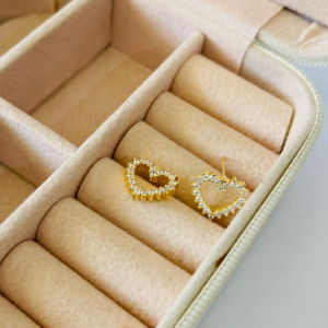 BRINCO CORACAO CRAV. 1839W  BANHO DOURADO